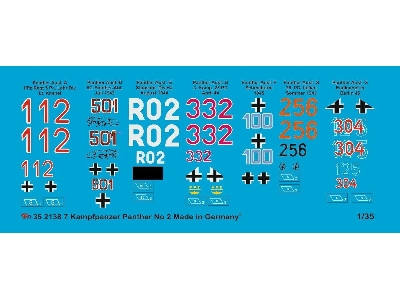 7 Different Panther Tank Markings No. 2 - zdjęcie 1