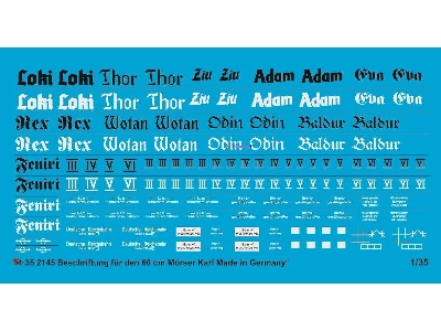Markings For The MĂ¶rser Karl - zdjÄ™cie 1