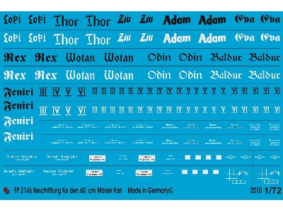 Markings For The MĂ¶rser Karl - zdjÄ™cie 1