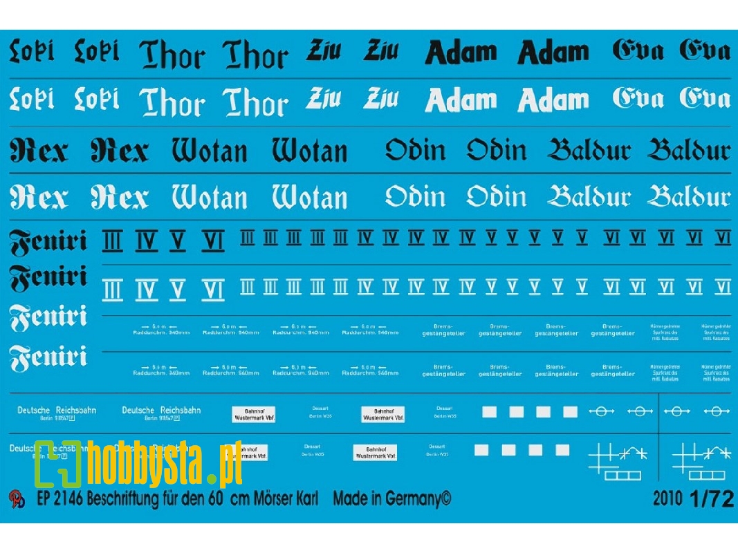 Markings For The MĂ¶rser Karl - zdjÄ™cie 1