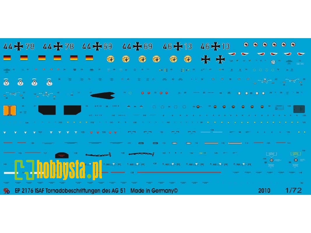 Isaf Tornado Markings For 3 Planes Ag 51 - zdjęcie 1