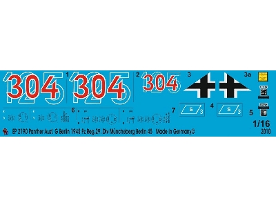 Panther G Berlin 1945 Pz. Reg. 29. Div. Müncheberg - zdjęcie 1
