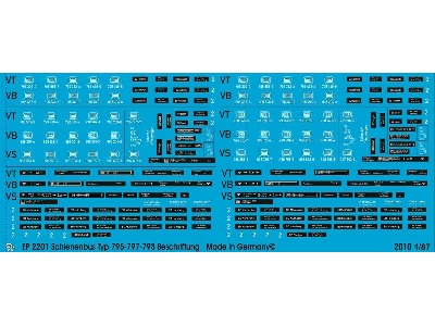 Labeling For Rail Bus Type 795-797-798 - zdjęcie 1