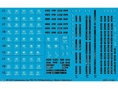Markings For Rail Bus Type 795-797-798 - zdjęcie 1