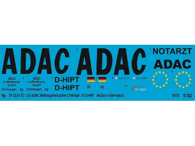Ec 135 Adac Rescue Helicopter Christoph 70 D-hipt - zdjęcie 1