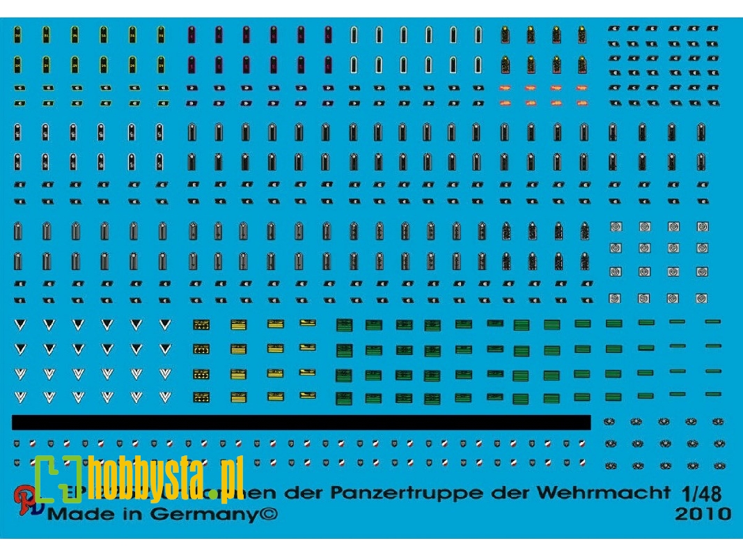 Uniform Insignia Of The German Tank Troops - zdjęcie 1