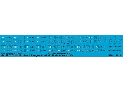 Ammo Markings For 5 Cm Kwk Ammo - zdjęcie 1