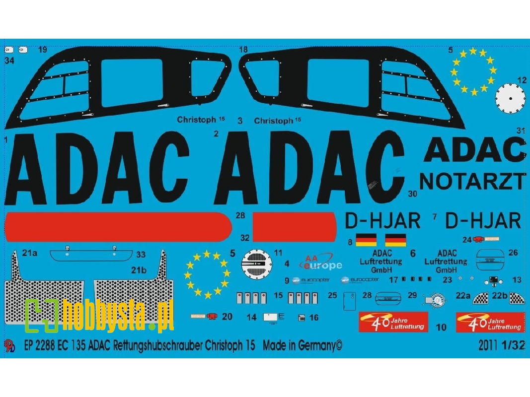 Ec 135 Adac Rescue Helicopter Christoph 15 - zdjęcie 1