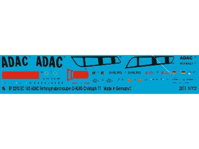 Ec 145 Adac Rescue Helicopter D-hlrg Christoph 77 - zdjęcie 1