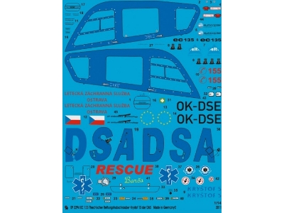 Ec 135 Krystof 15 Czech Rescue Helicopter Of The Das - zdjęcie 1