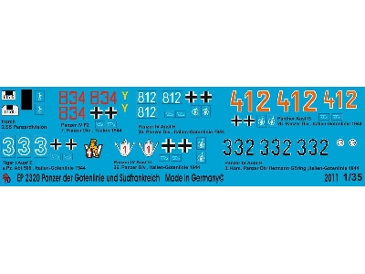 German Tank Markings Of The Goten Line - zdjęcie 1