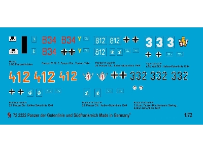 German Tank Markings Of The Goten Line - zdjęcie 1