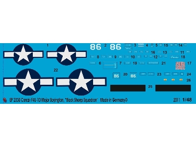 Corsair F4u-1d Major Boyington "black Sheep Squadron" - zdjęcie 1