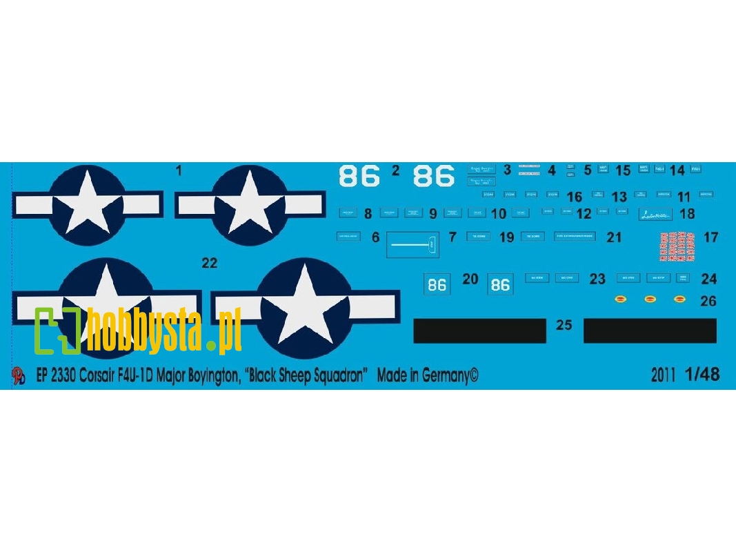 Corsair F4u-1d Major Boyington "black Sheep Squadron" - zdjęcie 1