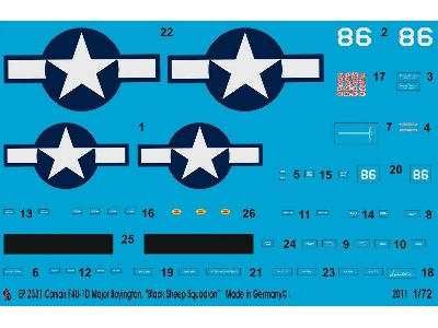 Corsair F4u-1d Major Boyington "black Sheep Squadron" - zdjęcie 1