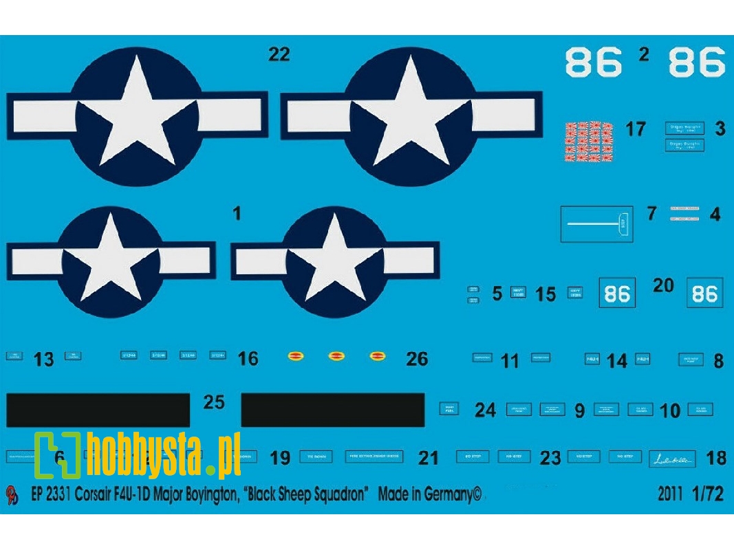 Corsair F4u-1d Major Boyington "black Sheep Squadron" - zdjęcie 1