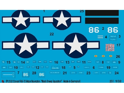 Corsair F4u-1d Major Boyington "black Sheep Squadron" - zdjęcie 1