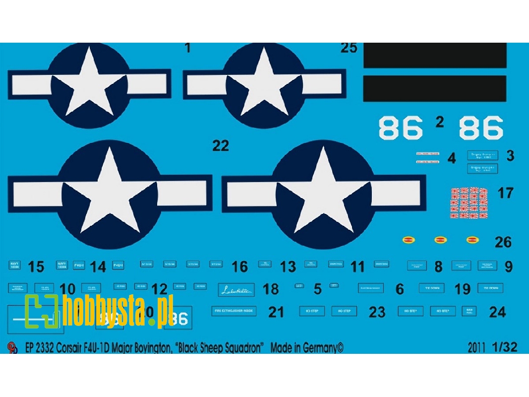 Corsair F4u-1d Major Boyington "black Sheep Squadron" - zdjęcie 1