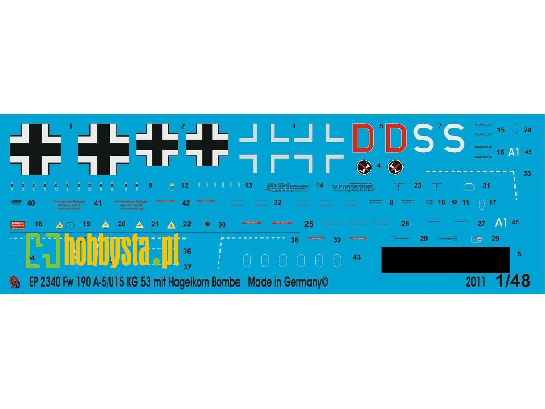 Fw 190 A-5/U15 Kg 53 With Hagelkorn Bombe - zdjęcie 1