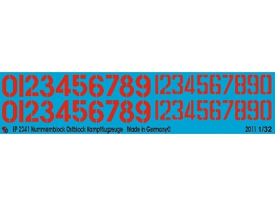 Numbers Easter Block Planes - zdjęcie 1