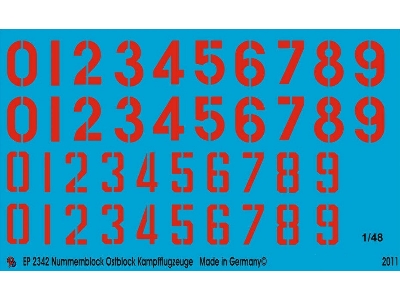 Numbers Easter Block Planes - zdjęcie 1