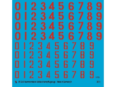 Numbers Easter Block Planes - zdjęcie 1