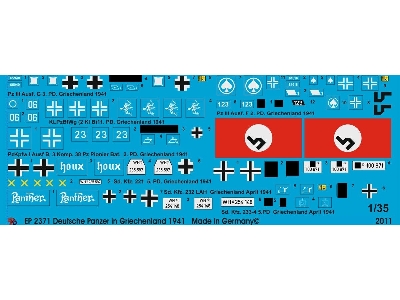 German Tank Markings In Greece 1941 - zdjęcie 1