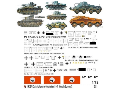 German Tank Markings In Greece 1941 - zdjęcie 1