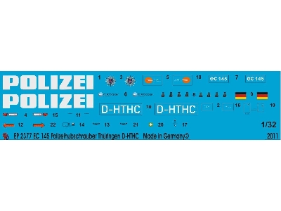 Ec 145 Police Helicopter Thüringen D-hthc - zdjęcie 1