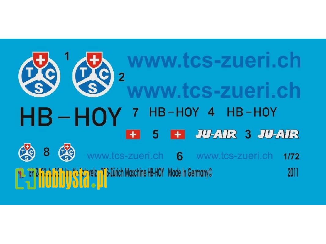 Ju 52 Ju-air-switzerland Tcs-zurich Machine Hb-hoy - zdjęcie 1