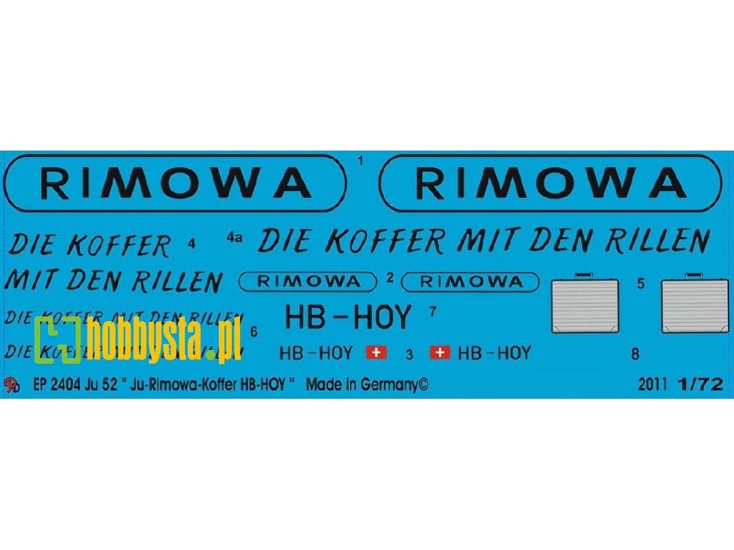 Ju 52 "rimowa - Koffer" - zdjęcie 1