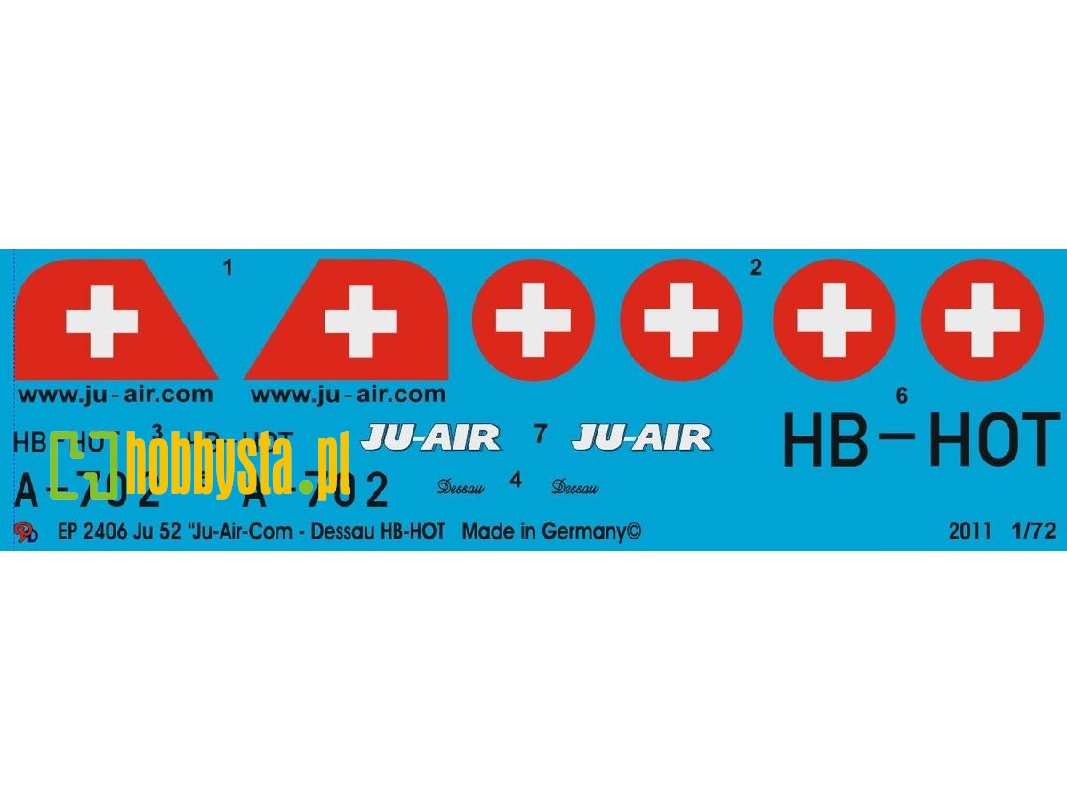 Ju 52 Ju-air-com Dessau Hb-hot - zdjęcie 1