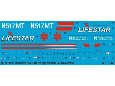 Ec 135 Northwest Texas Lifestar Rescue Helicopter - zdjęcie 1