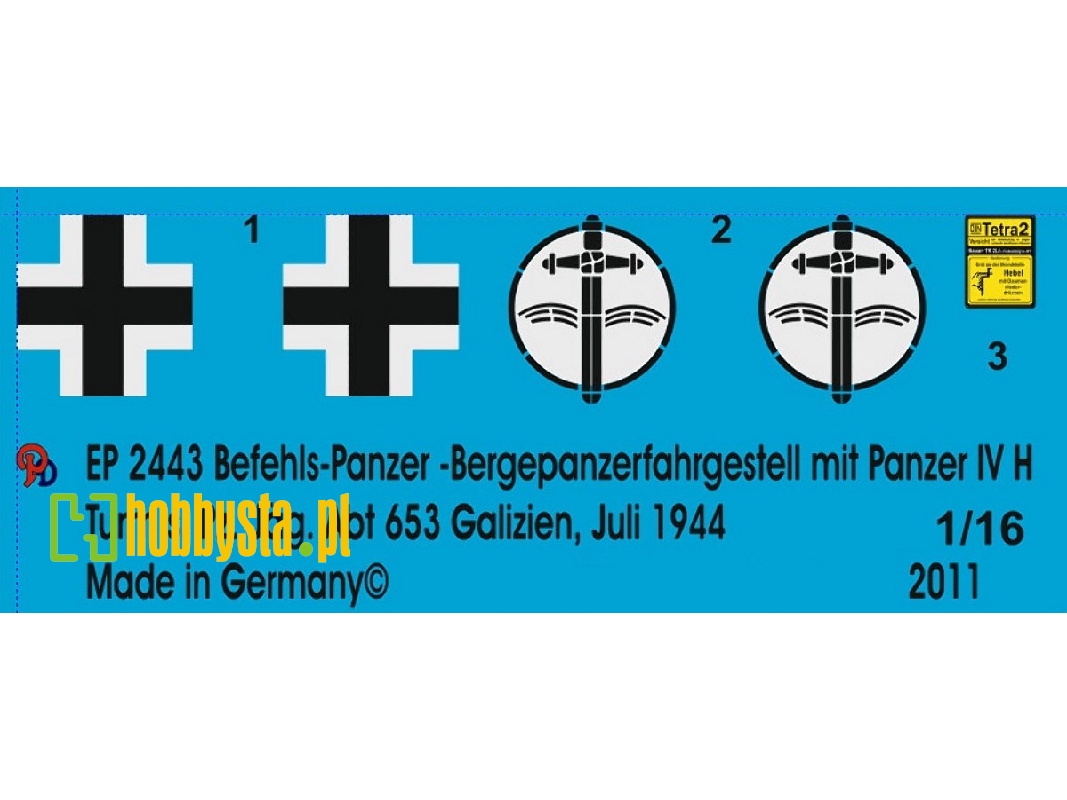 Command Tank Panther/Panzer Iv Hybrid S. Pz. JĂ¤g Abt 653 Galicia - zdjÄ™cie 1