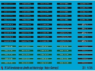 Cuff Titles Of The Airforce And Paras - zdjęcie 1