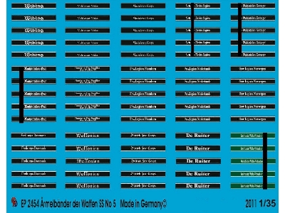 Cuff Titles Of The Waffen Ss No. 5 - zdjęcie 1