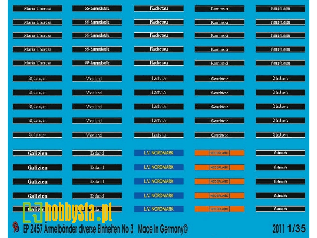 Cuff Titles Of Different Units No. 3 - zdjęcie 1