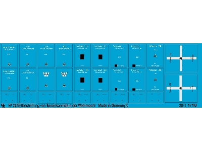 Markings For German Jerry Cans Of Wehrmacht, Luftwaffe, Ss - zdjęcie 1