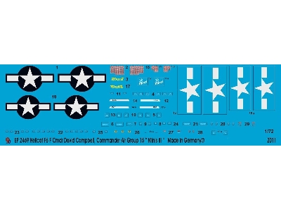 Hellcat F6 F Cmdr. David Canpbell, Commander Air Group 15 "minis Iii" - zdjęcie 1