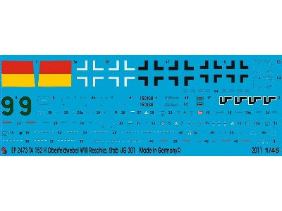 Ta 152 H Oberfeldwebel Willi Reschke, Stab/Jg 301 - zdjęcie 1