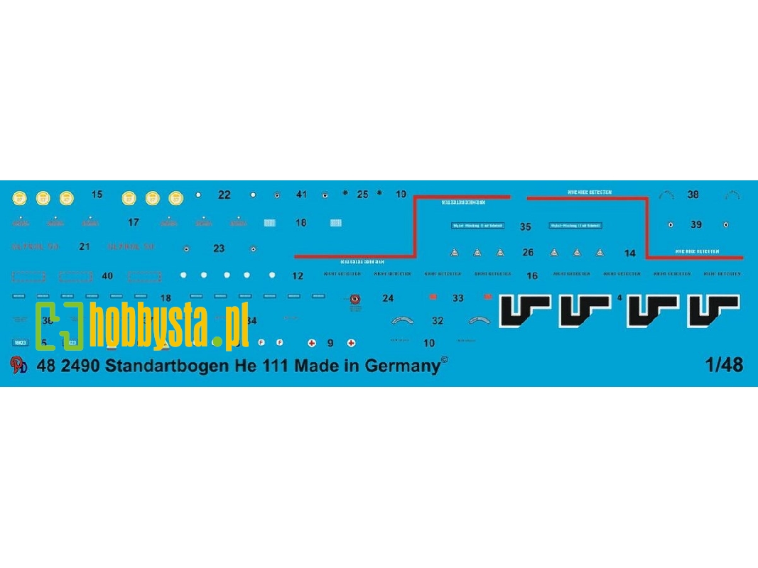 Standard Stencils He 111 - zdjęcie 1