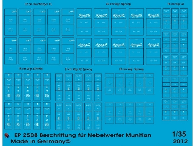 Markings For Nebelwerfer Ammo - zdjęcie 1