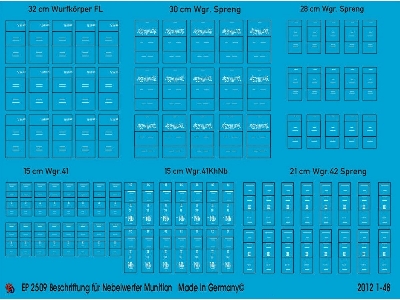 Markings For Nebelwerfer Ammo - zdjęcie 1