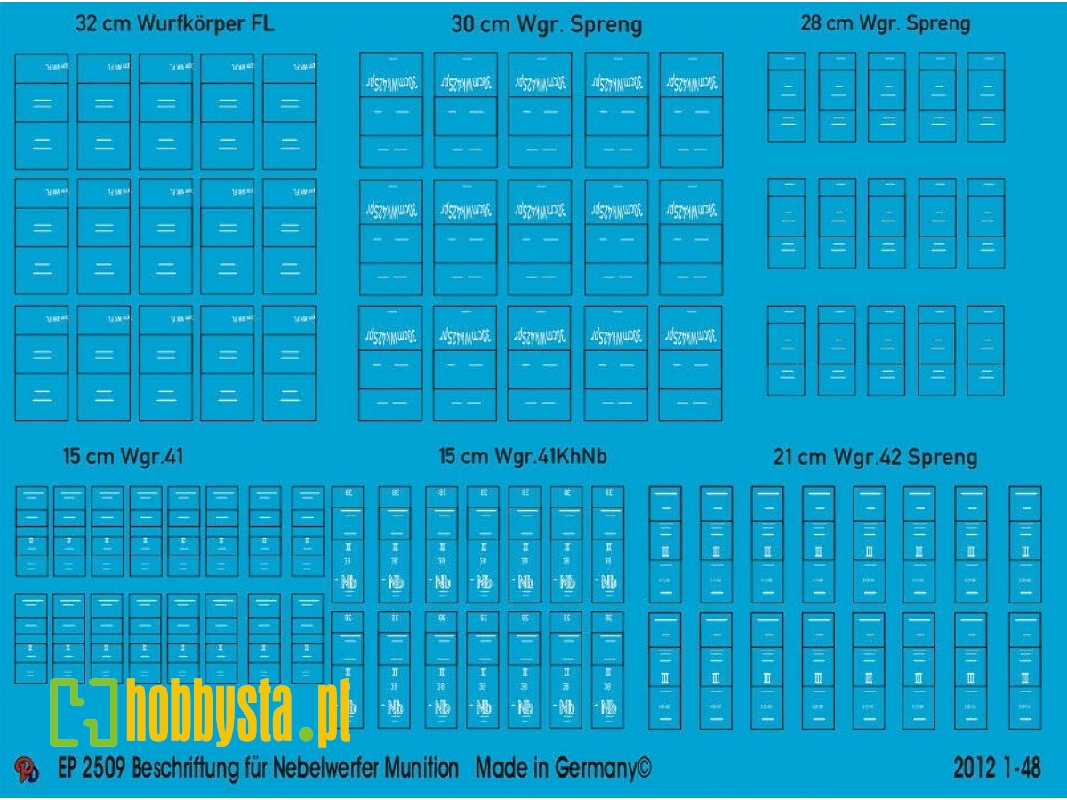 Markings For Nebelwerfer Ammo - zdjęcie 1