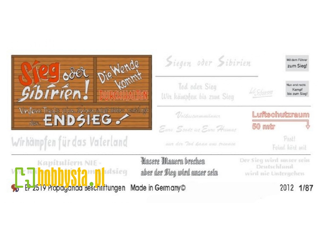 German Wall Slogans In The Final War - zdjęcie 1