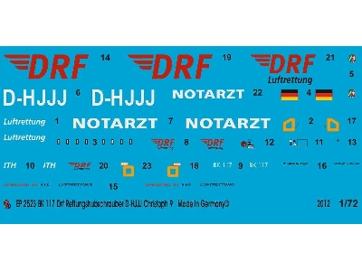 Bk 117 Drf Rescue Helicopter D-hjjj Christoph 9 - zdjęcie 1