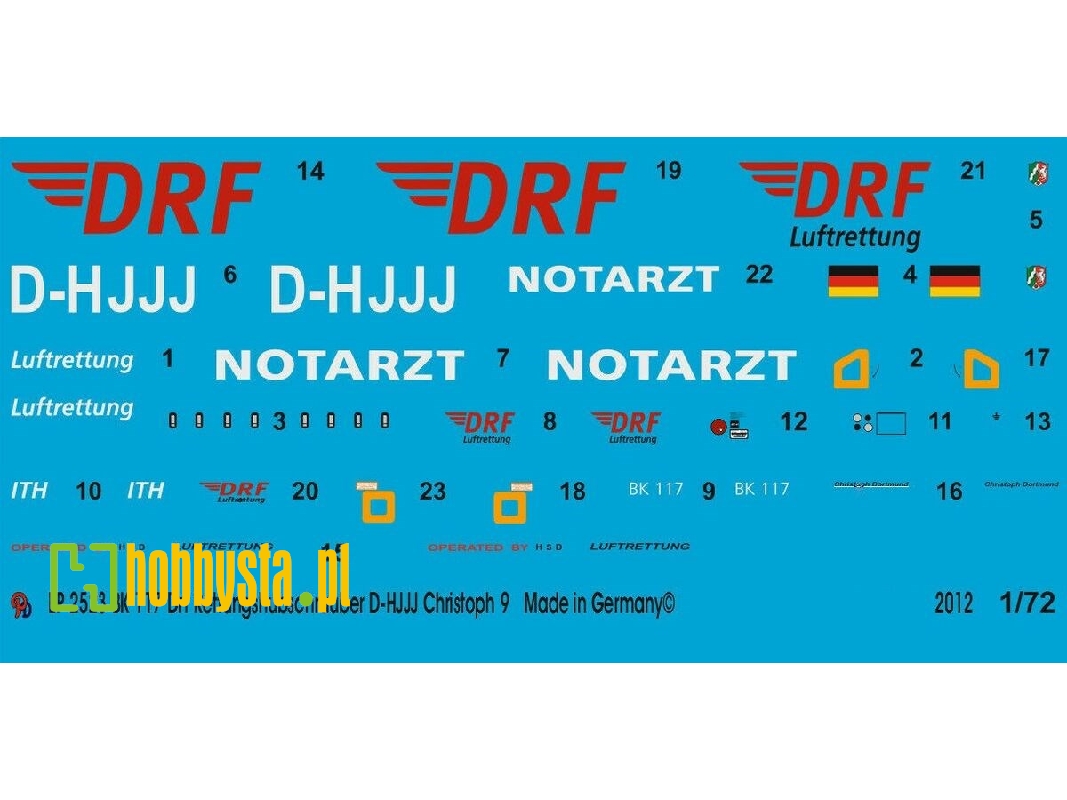 Bk 117 Drf Rescue Helicopter D-hjjj Christoph 9 - zdjęcie 1