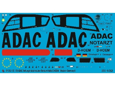Ec 135 Adac Rescue Helicopter Fulda-clinic 2010 D-hoem - zdjęcie 1