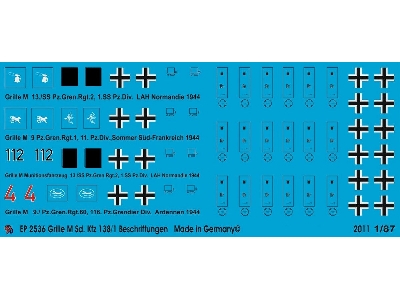 Grille Sd. Kfz 138/1 Markings - zdjęcie 1