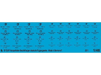 Crate Markings With German Airplane Manufacturers - zdjęcie 1